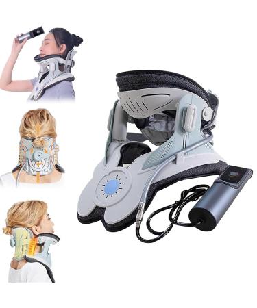 Vanenferse neck electric cervical traction device neck pain relief and tension 3 power traction and 8 airbag support Neck Stretch & Relax gift
