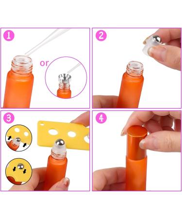 Essential Oils Roller Bottles 8pcs Roll on Bottles with Stainless Steel Ball 10ml Glass Roller Bottles with Bottle Opener Dropper and Funnel for Essential Oils Fragrance Aromatherapy (8 Colors) 8 Colors 8pack 10ml - Buy Online on GoSupps.com