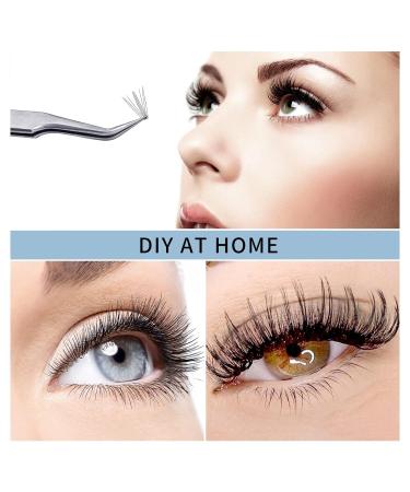 Shop Gemerry Eyelash Extensions: DIY Single Clusters 10D 20D 30D 40D - Volume Lifting for Home Use - 8-14 Mix 0.07D Curl - Buy Online on GoSupps.com