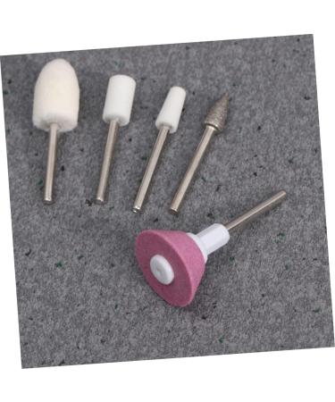 Ipetboom 2 Boxes Nail Kit Nail Polishing Head Nail Accessories Electric Nail Art Kit Lip Gloss Kit Carbide Drill Bit Nail Drill Bits Rotary Tool To Rotate White Manicure Stick - Buy Online on GoSupps.com