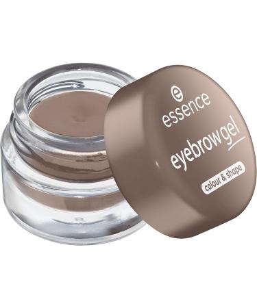 Essence Cosmetics Eyebrow Gel No. 03 Light Medium Brown - Define & Shape Your Brows | Vegan Matt Finish Color-Intensive 3G - Buy Online on GoSupps.com
