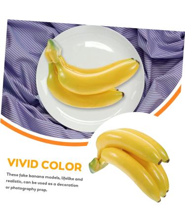 Ciieeo Simulated Banana Vegetable Banana Fake Vegetable Stapler Removers Scene Adornment House Decorations for Home Banana Ornament Fruit Toys Artificial Banana Emperor Banana Window Foam - Buy Online on GoSupps.com