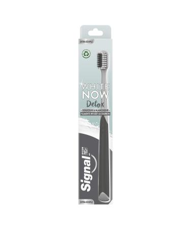 Signal White Now Detox Toothbrush 1 Piece Extra Soft Detoxification Toothbrush - Buy Online on GoSupps.com