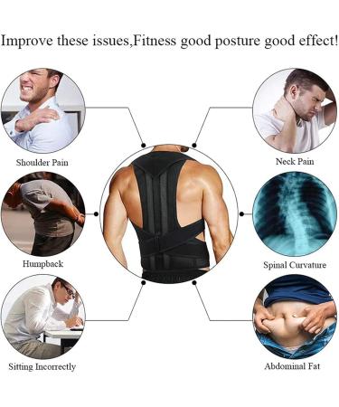 Lumbar Support Belt Back Brace Support Belt Waist Trainer Posture Corrector Shoulder Straps Body Shaper for Training Lower Back Pain Relief for Women Men (Size : 3XL) (Xx) (Medium) - Buy Online on GoSupps.com