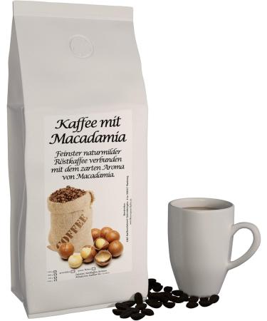 Aromatic Coffee Flavored Coffee Macadamia 1000g Premium Coffee Smooth and Fresh Roasted Yourself - Buy Online on GoSupps.com