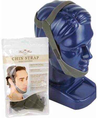 Best in Rest Adjustable Chin Strap - Effective Anti Snoring Sleep Aid for Men and Women | Reduce Snoring and CPAP Mask Leak - Buy Online on GoSupps.com