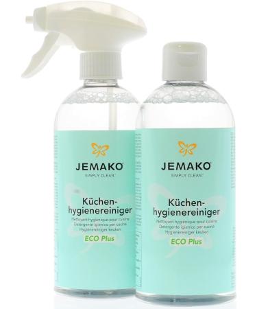 Jemako Kitchen Hygiene Cleaner 1 Litre - 2 x 500ml Bottles | International Shipping Available - Buy Online on GoSupps.com