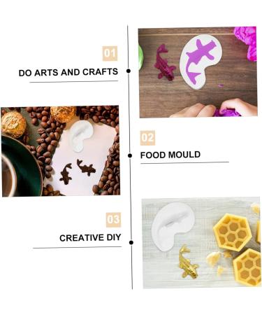 NUOBESTY 2pcs Koi Mold Silicone Molds Cookie Stencils Carp Resin Ornament Making Mold Crystal Epoxy Goldfish As Shown 7X4.5cm - Buy Online on GoSupps.com