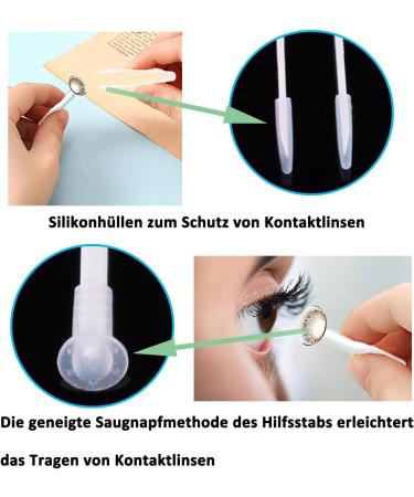 5-Piece Manual Contact Lens Cleaner Set - Includes Containers Tweezers & Suction Cups for Daily Care - Buy Online on GoSupps.com