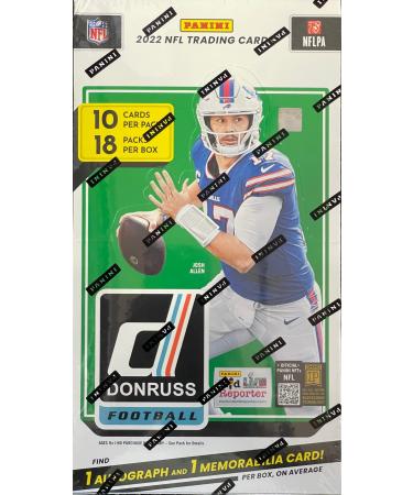 10 PACKS: 2020 Panini NFL Football Sticker Collection pack (5 stickers/1  trading card per pk)