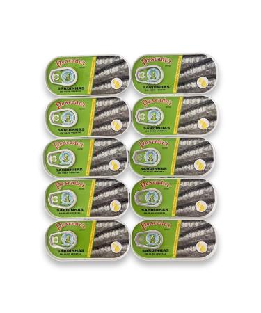 Pescador Portugal Sardines in Sunflower Oil 10 x 56 g