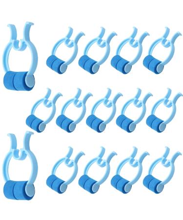Hitefu 16PCS Nose Clips for Nosebleeds Plastic Nose Stop Clips Nasal Stopper Clips Medical Nose Clamps Nose Pincher for Emergency or Accidental