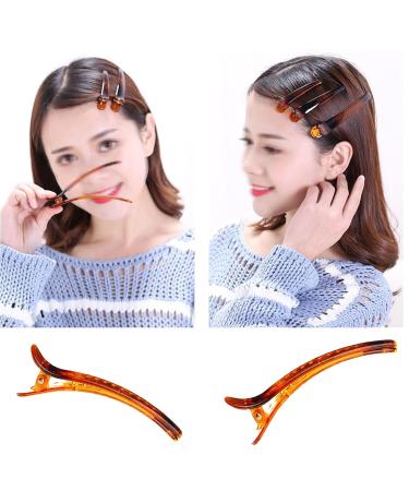 12-Piece Oval Alligator Hair Clips Set - Cross Ducking Beak Irregular Hairpins for Stylish Hair Fixing - Buy Online on GoSupps.com