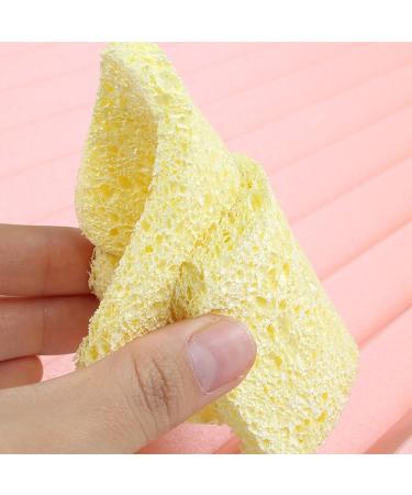 40pcs Natural Wood Pulp Cotton Sponge Dishwashing Pot Brush Cleaning Brushes Household Cleaning Tools for Kitchen - Buy Online on GoSupps.com