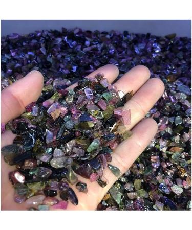 Stone 100g Natural Green Crystal Gravel Stone and Amethyst Crystal Quartz Tumbled Stone Mixture Balance Gemstone Decoration ERTEYIN - Buy Online on GoSupps.com