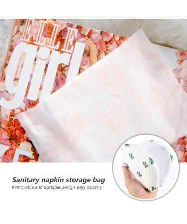 2 Pack Washable Hygiene Napkin Bags - Stylish Organizer for Travel Office & Home Storage - Buy Online on GoSupps.com