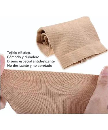 Amonida Compression Socks with Zipper - Nylon Fleshcolor Effective & Practical | L/XL - Ideal for Home Use - Buy Online on GoSupps.com