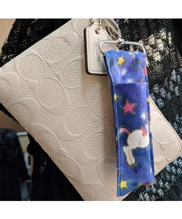 Buy Birdz 2 UNICORN Patterned Lip Balm Holsters | Stylish Lipstick Holders with Metal Clip - Perfect for International Shipping - Buy Online on GoSupps.com