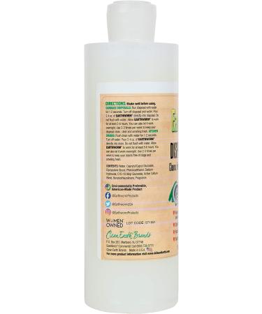 Earthworm Garbage Disposal Cleaner 16 Oz - Fresh Lemon Scent | Kitchen Sink Odor Eliminator | Septic Safe | Removes Buildup & Freshens - Buy Now! - Buy Online on GoSupps.com
