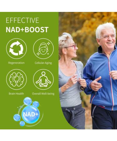 Premium NAD+ Supplement - Nicotinamide Riboside & Resveratrol 900mg Fast-Absorbing Cellular Renewal Capsules for Energy Anti-Aging & Brain Health Vegan Non-GMO 200 C 100 Count (Pack of 2) - Buy Online on GoSupps.com