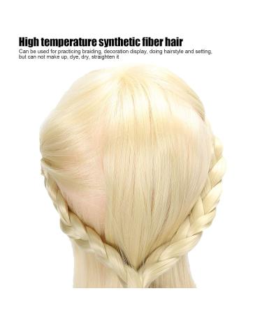 Hairdresser Training Head - 65cm Funny Practical Doll Head for DIY Hairstyling & Braids | High-Temperature Fiber - Buy Online on GoSupps.com