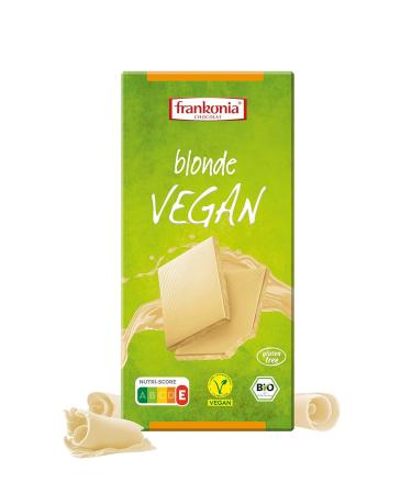 Buy Frankonia Organic Vegan Blonde Chocolate Bar 100g (Pack of 2) - Delicious & Sustainable Treat | International Shipping Available - Buy Online on GoSupps.com