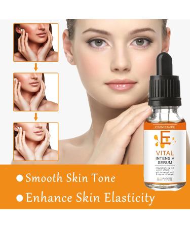 Vitamin E Face Serum Vitamin E Oil With Hyaluronic Acid Antioxidant Facial Serum for Ageing Skin Vitamin E Serum for Face Skin Moisturizes Collagen Serum For For Fine Line Quickly Absorb - Buy Online on GoSupps.com