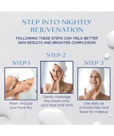 Hyaluronic Acid & Collagen Face Moisturizer - Anti-Aging Hydration Skin Firming Night Cream - Cruelty Free Korean Skincare for All Skin Types - 1.69 Fl. oz - Buy Online on GoSupps.com