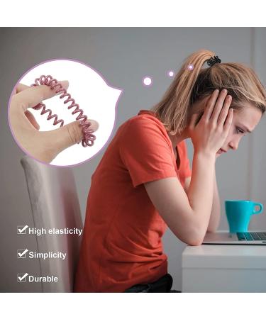 YEEPSYS Coil Hair Ties - Strong Grip Elastic Hair Bands (S Mix E) - Buy Online on GoSupps.com