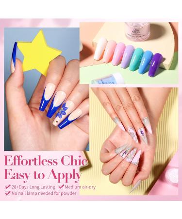 BORN PRETTY 24 Color Acrylic Powder Set | Professional Nail Extension Kit for Beginners | Glitter Acrylic Nail Powder Starter Set - Buy Online on GoSupps.com