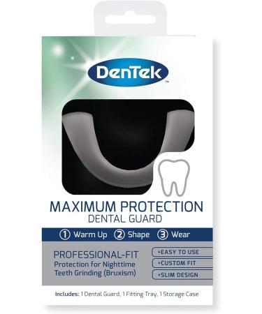 DENtek Maximum Protection Dental Mouth Guard for Night Time Teeth Grinding Prevention - Buy Online on GoSupps.com