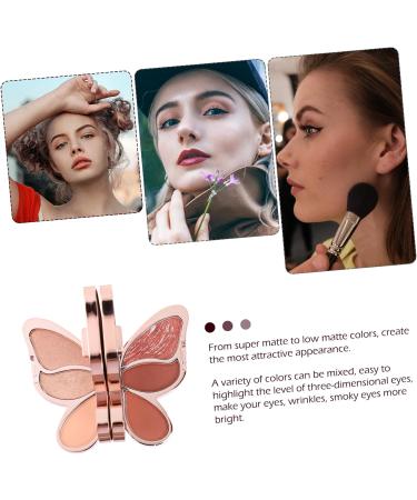 Mipcase 3 Pcs Eyeshadow Palette Glitter Eye Shadow Makeup Supply Cheek Blusher Girl Plate Earth Tones 1 count (Pack of 1) As Shown 1x3pcs - Buy Online on GoSupps.com