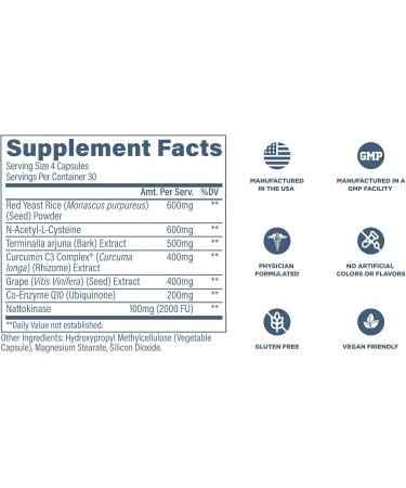 Revive MD Supplements & Support Complete Vital (120 Vegetarian Capsules) - NAC & CoQ10 Supplement Supports Health & Antioxidant Activity (30 Servings) - Buy Online on GoSupps.com