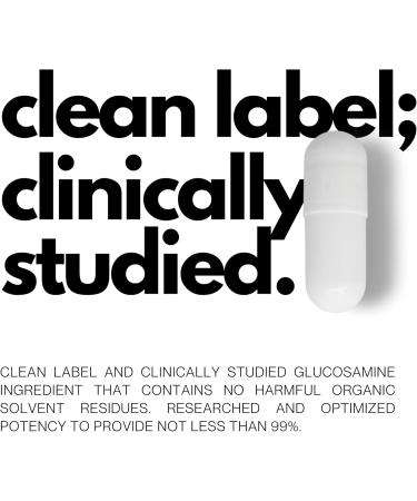 FOLIUS LABS Glucosmine Sulfate Potassium Chloride 750mg for Healthy Joints Bones and Cartilage Joint Support Supplement for Men and Women (120 Capsules) - Buy Online on GoSupps.com