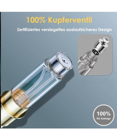 10 ml Perfume Atomiser Refillable Filling Technology without Funnel Empty Perfume Atomiser Spray Bottle for Travel Handbag on the Go (Silver) - Buy Online on GoSupps.com