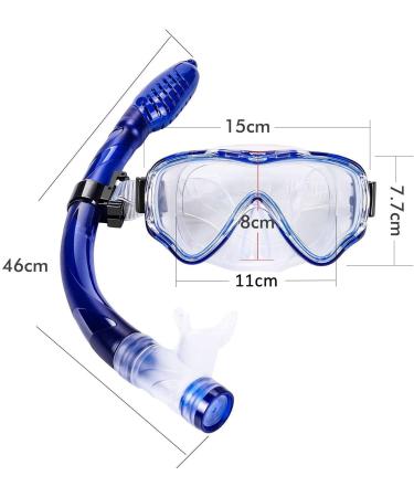 Phitnis Kids Snorkel Set - Dry Top Mask for Boys and Girls (Pink) | Anti-Fog, Anti-Leak Snorkeling Gear for Children Ages 4-12 - Buy Online on GoSupps.com