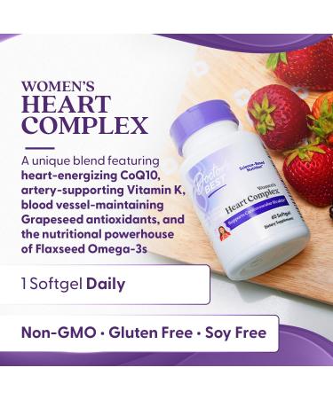 Doctor's Best Women's Heart Complex 60 Softgels - Support Cardiovascular Health & Wellness - International Shipping Available - Buy Online on GoSupps.com