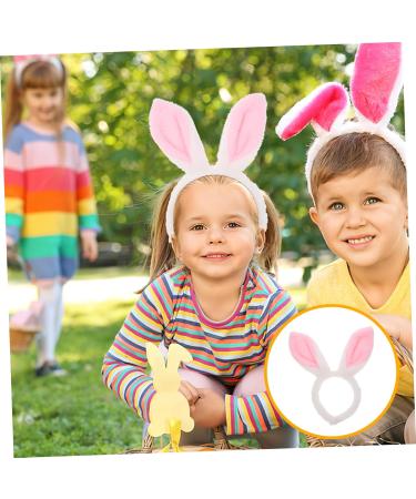 MERRYHAPY Rabbit Ears Headband Girl Hair Accessory Cartoon Plush Headband Rabbit Ears Costume Bunny Headband Hair Bands Rabbit Headbands for Women Bunny Ear Hair Decoration Headbands - Buy Online on GoSupps.com