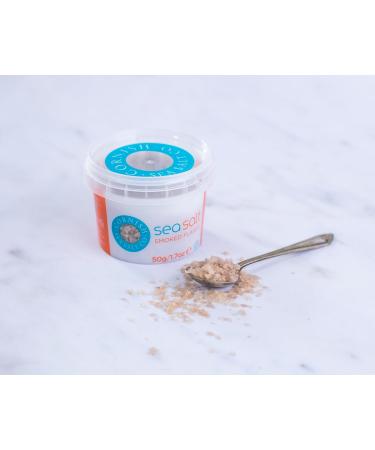 Cornish Sea Salt Tub (8 Pack Smoked Flakes 50g) - Buy Online on GoSupps.com