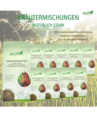 Stiefel Immune Herbs for Horses - 100% Natural Herb Blend - Immune System Support - Defence Strengthening - Promotes Health - With Rosehip - 1kg - Buy Online on GoSupps.com
