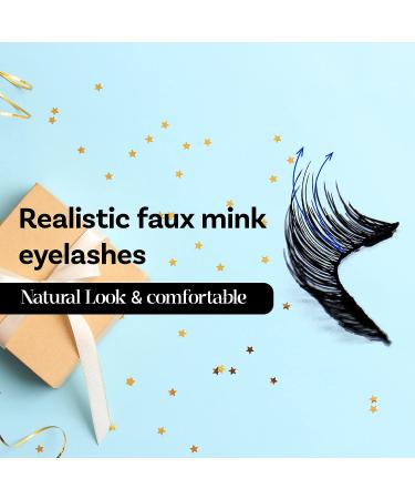 Dual Magnetic Reusable False Eyelashes Set - No Glue Needed | Soft 3D Fake Lashes Extension | Natural Look with Tweezers - 2 Pairs - Buy Online on GoSupps.com