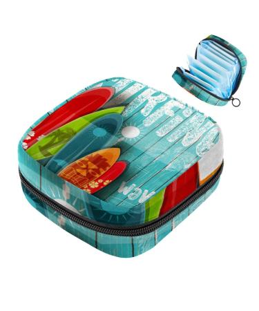 Portable women's binding-storage bags menstrual cup pocket female menstrual performances bag for teenage girls tampons first period surfing surfboard multicolored 09