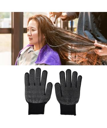1 Pair Heat Resistant Gloves for Hair Styling Curling Iron Heat Proof Gloves Mitts for Hair Tools - Buy Online on GoSupps.com