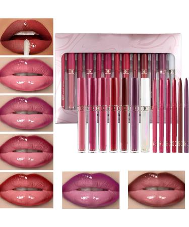  Rrlihjgu Lip Makeup - Vibrant Lip Pencil Glossy Color - Long-Lasting Water-Resistant Minimal Transfer Moisturizing - Perfect for Romantic Evenings Weddings and Outdoor Events - Buy Online on GoSupps.com
