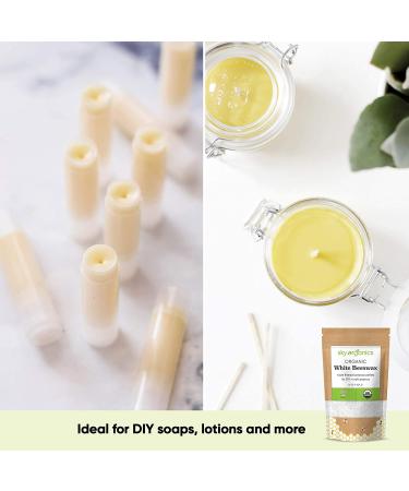 Sky Organics Organic Yellow Beeswax - 16 oz Pure Natural Wax for Crafting & DIY - Buy Online on GoSupps.com