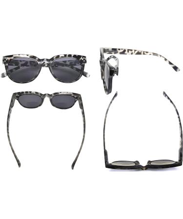 Stylish Eyekeper Bifocal Glasses for Women | Tinted Gray Turtle +3.00 | Ideal for Reading Under the Sun - Buy Online on GoSupps.com