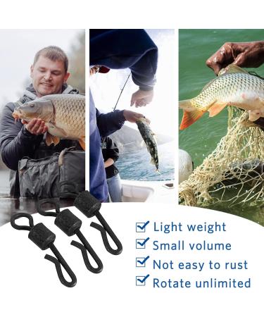 25 Fishing Vertebrae Clips - Q-Shaped Quick Change Plugs for Carp Fishing | International Shipping Available - Buy Online on GoSupps.com