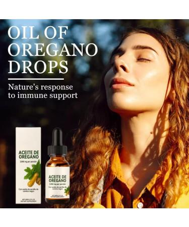 Huile d'origan biologique en gouttes avec de l'huile de nigelle pour le soutien du syst me immunitaire la sant respiratoire et le bien- tre digestif 2Pcs - Buy Online on GoSupps.com