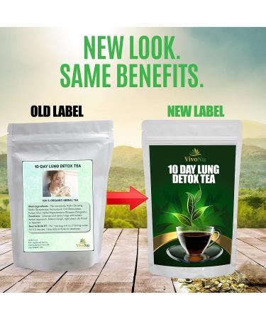 Organic 10-Day Lung Detox Tea for Respiratory Support - Buy Online on GoSupps.com
