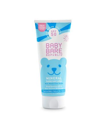 Bare Republic Baby Mineral Sunscreen Spf 50 Sunblock Lotion, Preserves Baby'S Natural Skin Balance, 3.4 Fl Oz 3.40 Fl Oz (Pack of 1)